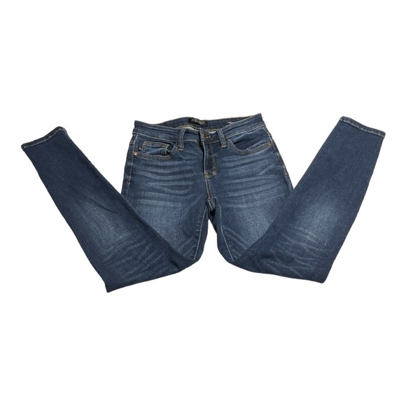 Judy Blue Skinny Fit Mid Rise Blue Jeans Size 3/26 - Picture 8 of 9